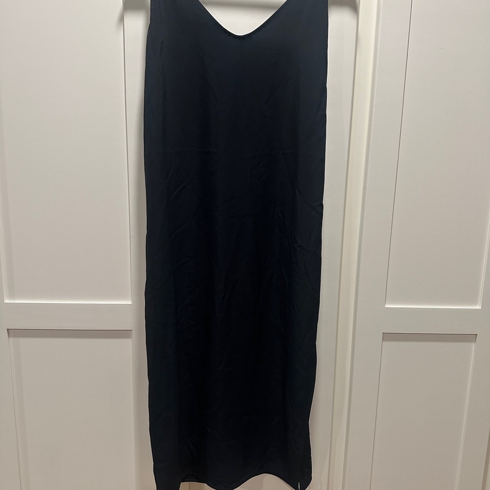 Everlane Black Maxi Slip Dress Cocktail